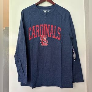 St. Louis Cardinals Long Sleeve T-shirt with Buttons